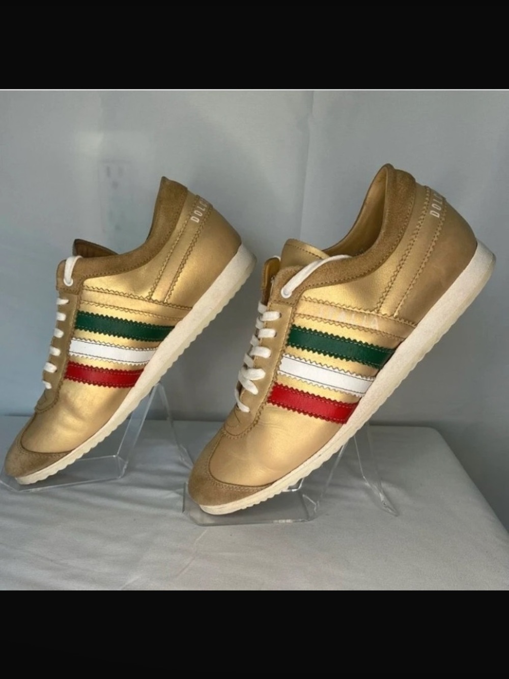 Dolce and Gabbana Men 37 / 6.5 Italia Cross Trainers Sneakers